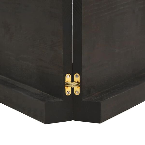 vidaXL P&oacute;łka, ciemnobrązowa, 200x50x(2-6) cm, wykończone drewno dębowe