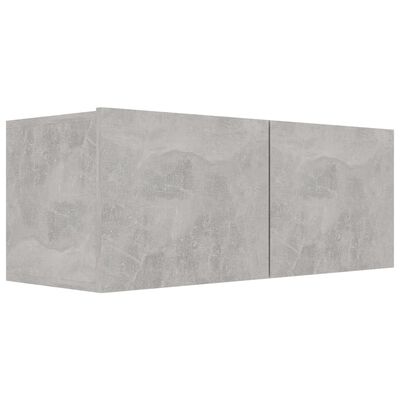 vidaXL Szafka pod TV, szarość betonu, 80x30x30 cm