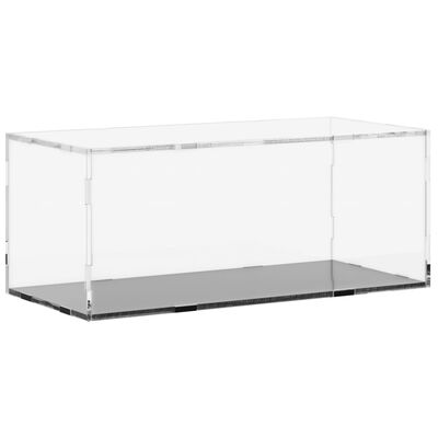 vidaXL Pudełko ekspozycyjne, przezroczyste, 34x16x14 cm, akrylowe