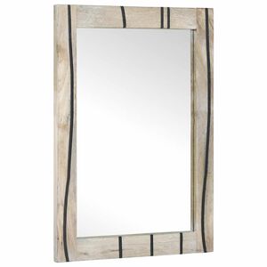 vidaXL Lustro łazienkowe Biały 50 x 2,5 x 70 cm Prostokątny