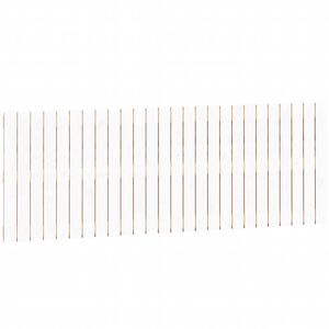 vidaXL Wezgłowie ł&oacute;żka, białe, 166x3x60 cm, lite drewno sosnowe