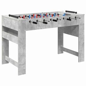 vidaXL St&oacute;ł do piłkarzyk&oacute;w Betonowy Szary 125 x 60,5 x 80 cm