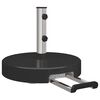 vidaXL Podstawa do parasola Czarny &Oslash; 45 x 37.5 cm Granit