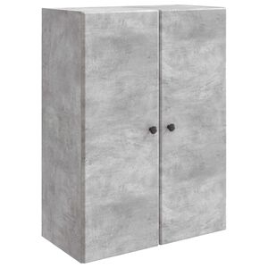 vidaXL Szafka ścienna Betonowy szary 66 x 34,5 x 90 cm