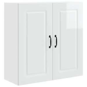 vidaXL Front do zmywarki Kalmar Wysoki połysk biały 80 x 31 x 80 cm