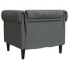 vidaXL Sofa Ciemnoszary 78,5 x 74,5 x 74,5 cm Poliester