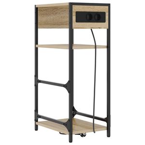 vidaXL Szafka Nocna Dąb Sonoma 40 x 27 x 76 cm Drewno inżynieryjne