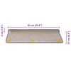 vidaXL Maty na schody samoprzylepne sizal-look 30 szt. 65x21x4 cm