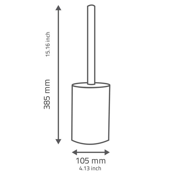 RIDDER Szczotka toaletowa Disco, ż&oacute;łta