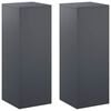 vidaXL Stojak na rośliny 2 pcs antracytowy 30 x 30 x 80 cm