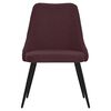 vidaXL Krzesła stołowe, 4 szt., fioletowe, obite tkaniną