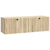 vidaXL Szafka RTV montowana na ścianie dąb Sonoma 98 x 31 x 30 cm
