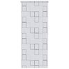 vidaXL Roleta prysznicowa 100 x 240 cm, wz&oacute;r w kwadraty
