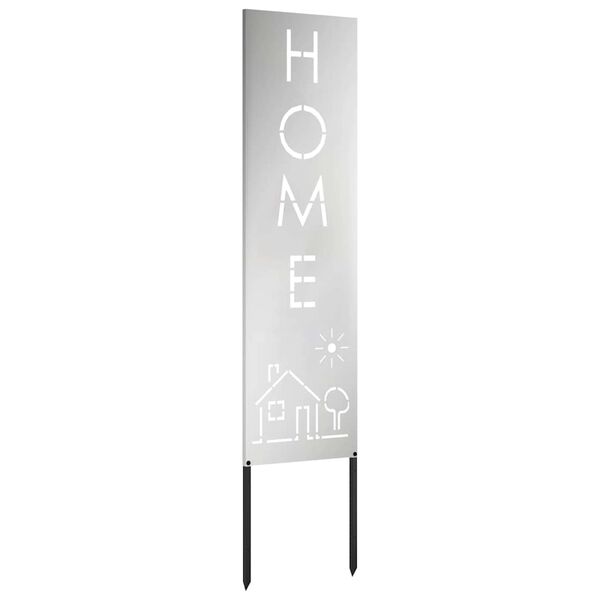 vidaXL Ekran zapewniający prywatność w ogrodzie Srebrny 32 x 140 cm