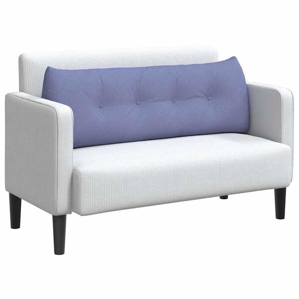 vidaXL Poduszka na plecy Niebieski dżins 140 x 24 x 50 cm tkanina