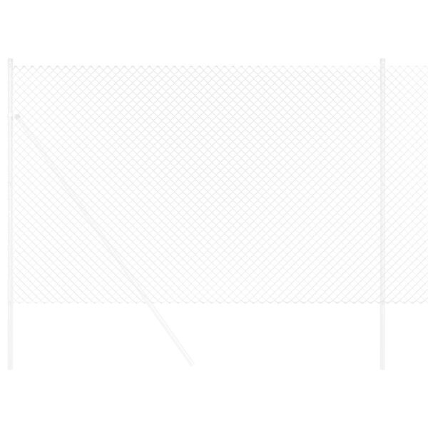 vidaXL Ogrodzenie łańcuchowe Srebrny 10 x 1,5 m Stal galwanizowana