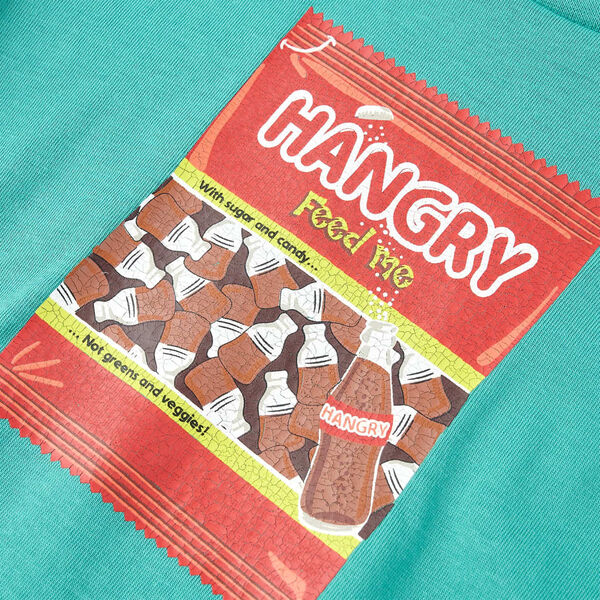 Koszulka dziecięca z kr&oacute;tkimi rękawami, ciemna mięta, 128