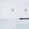 vidaXL Szafka kuchenna z p&oacute;łką Wysoki połysk biały 80 x 31 x 80 cm
