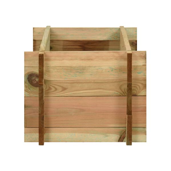 vidaXL Skrzynia ogrodowa, impregnowane drewno sosnowe, 80 cm