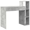 vidaXL Biurko Betonowy szary 100 x 40 x 90 cm Materiał drewnopochodny