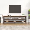vidaXL Szafka pod TV, brązowy dąb, 160x40x50, materiał drewnopochodny
