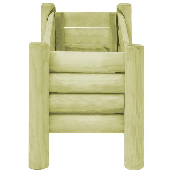 vidaXL Podwyższona donica, impregnowana sosna, 120x40x42 cm