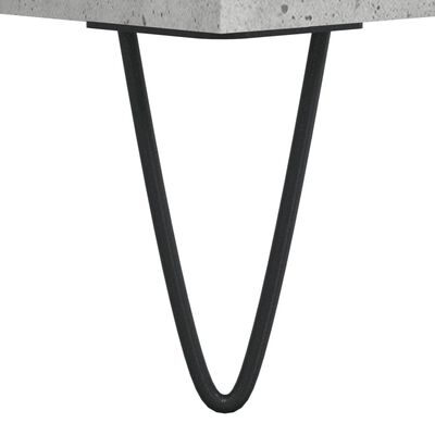 vidaXL Szafka na buty, szarość betonu, 40x36x105 cm