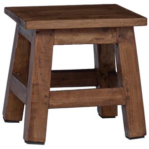 vidaXL Halka Naturalny 26 x 26 x 26 cm Drewno mahoniowe