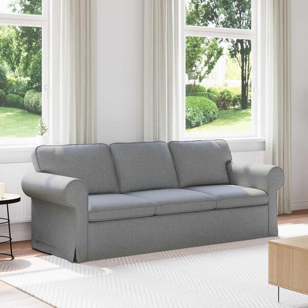 vidaXL Sofa Jasnoszary