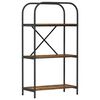vidaXL P&oacute;łka na książki 3 poziomy 60 x 30 x 109 cm Drewno inżynieryjne