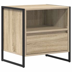 vidaXL Stolik nocny Sonoma 50 x 39,5 x 50 cm Materiał drewnopochodny
