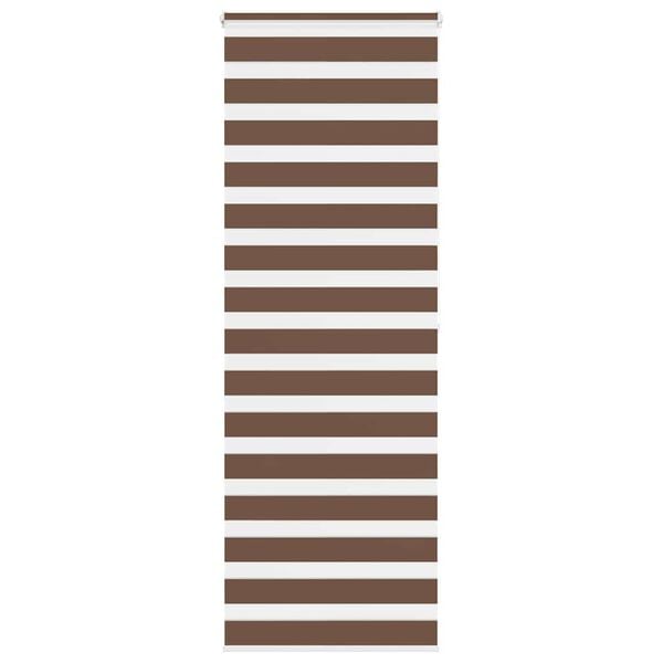 vidaXL Roleta zebra, brzozowa, szerokość tkaniny 65,9 cm, poliester