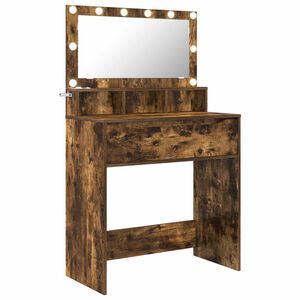 vidaXL Toaletki do sypialni Dąb wędzony 80 x 39,6 x 135 cm