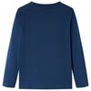 Koszulka dziecięca z długimi rękawami, granatowa, 92