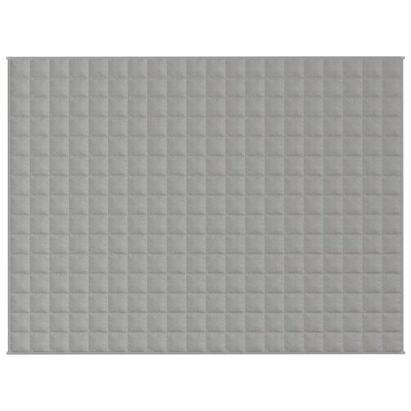 vidaXL Koc obciążeniowy, szary, 150x200 cm, 11 kg, tkanina