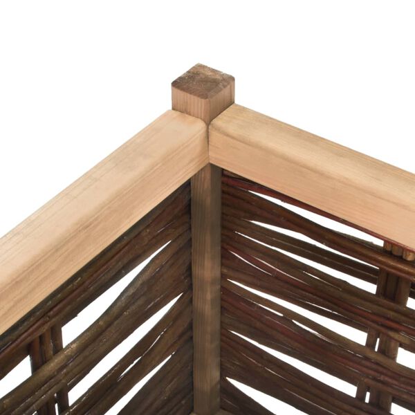 vidaXL Podwyższona donica ogrodowa, 80x40x40 cm, drewno sosnowe