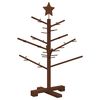 vidaXL Drewniana choinka 75 cm Bambus i lite drewno sosnowe