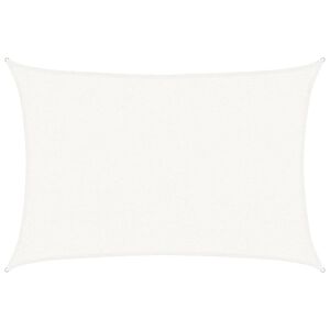 vidaXL Żagiel przeciwsłoneczny, 160 g/m&sup2;, biały, 2,5x4 m, HDPE