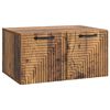vidaXL Szafka RTV montowana na ścianie Stare drewno 59,5 x 41 x 30 cm