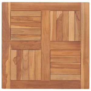 vidaXL Blat stołu, lite drewno tekowe, 60x60x2,5 cm