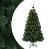 vidaXL Sztuczna choinka z bombkami 120 cm 150 LED Ciepła biel