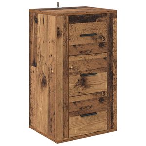 vidaXL Bufet Stare drewno 40 x 33 x 70 cm Materiał drewnopochodny