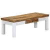 vidaXL Stolik kawowy, 110 x 50 x 40 cm, lite drewno mango