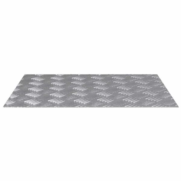 vidaXL Stopień Prostokątny 4 pcs Srebrny 60 x 50 cm Aluminium