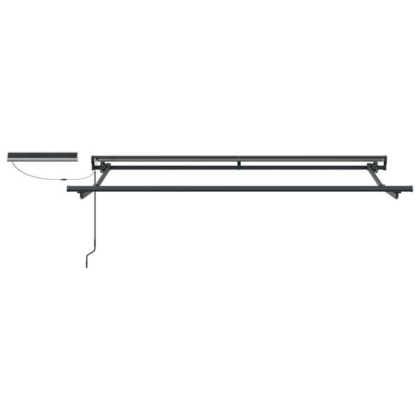 vidaXL Elektryczna Rozkładana Markiza Beżowy 3,5 x 2,5 m