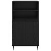 vidaXL Highboard Czarny 60 x 36 x 110 cm Materiał drewnopochodny
