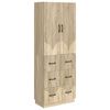 vidaXL Zestaw szafek 2 szt. 66 x 34,5 x 87 cm Drewno inżynieryjne