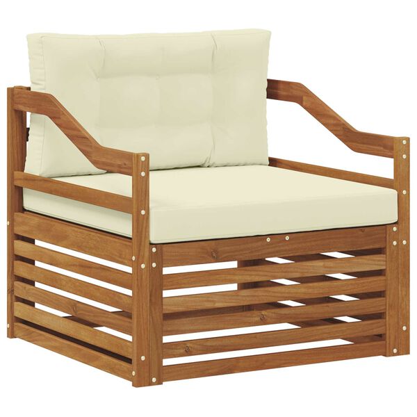 vidaXL Zestaw sof na zewnątrz Lite Drewno Akacji Naturalny