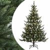 vidaXL Sztuczna choinka z zawiasami 180 cm 300 LED Ciepła biel