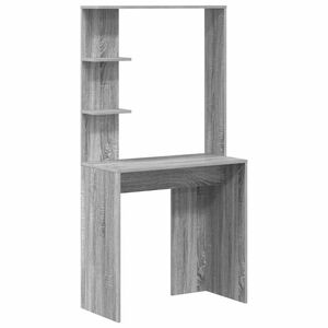 vidaXL Biurko Szary Sonoma Drewno inżynieryjne 78,5 x 37 x 154,5 cm